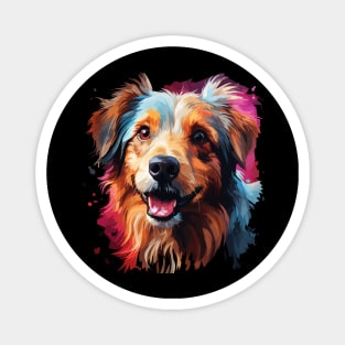 Australian Terrier Rainbow Magnet